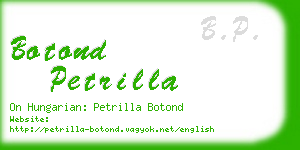 botond petrilla business card